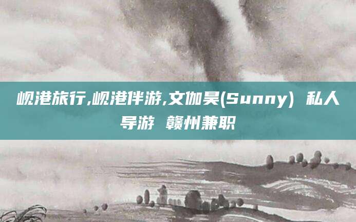 牡丹江岘港旅行,岘港伴游,文伽昊(Sunny) 私人导游 赣州兼职